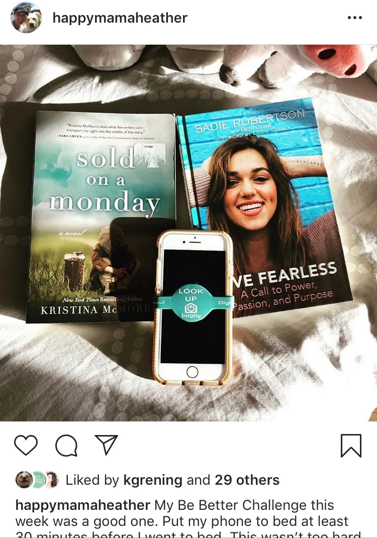 Congrats to @happymamaheather for winning last week’s Bagby Contest.