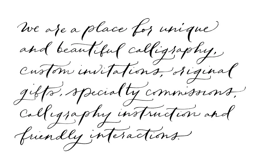 Letterpress detail of illustrated Blue Hill at Stone Barns invitation. See more in our Ligature Collection.