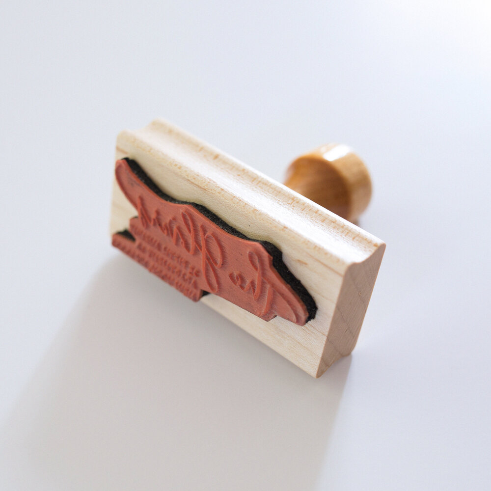 O is for Oliver Personalized Rubber Stamp 