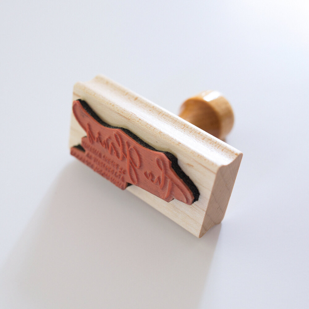 Simple Personalized Stamps : customized rubber stamp