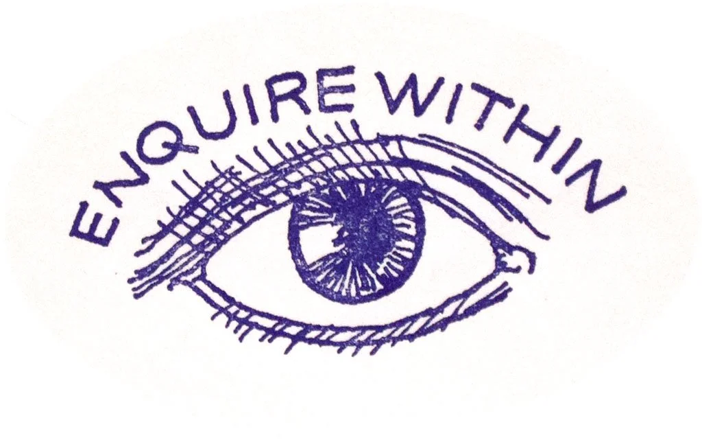 Enquire Within - Envelope Stickers