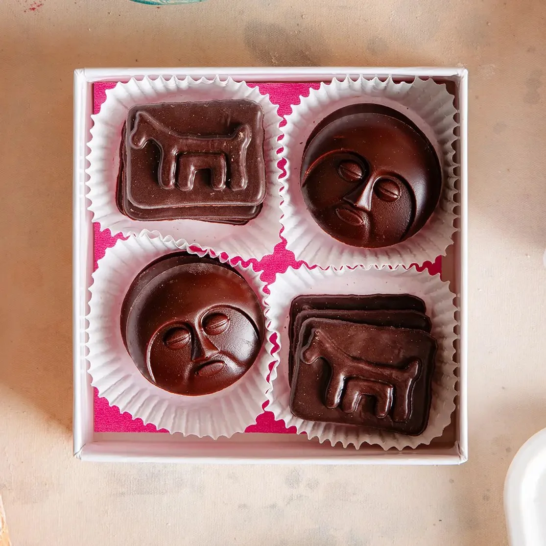 Sculptural Chocolates - Box of 4 by Beato