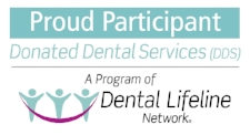 Charles R. Young, DDS is a proud participant of the donated dental services.