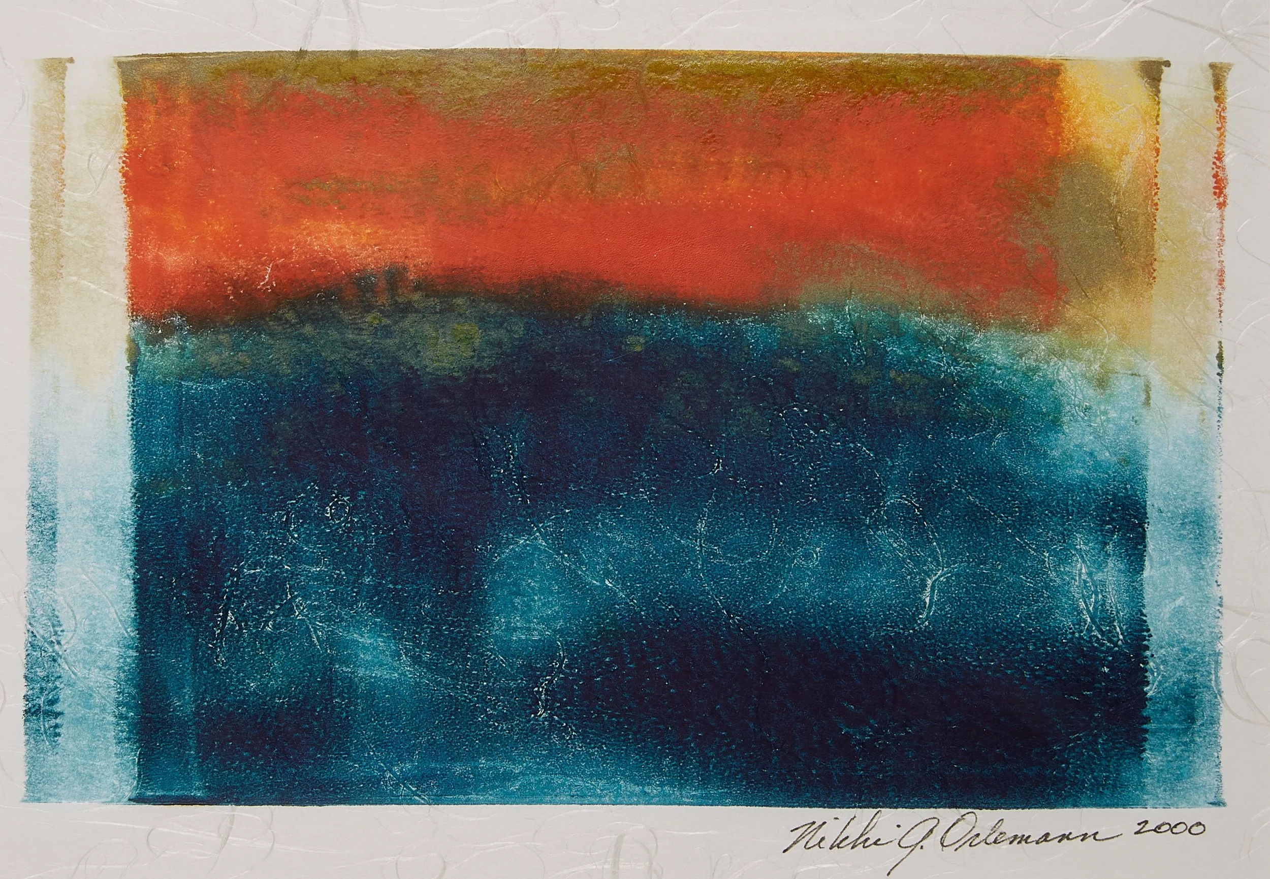 Gold Over Indigo - $500