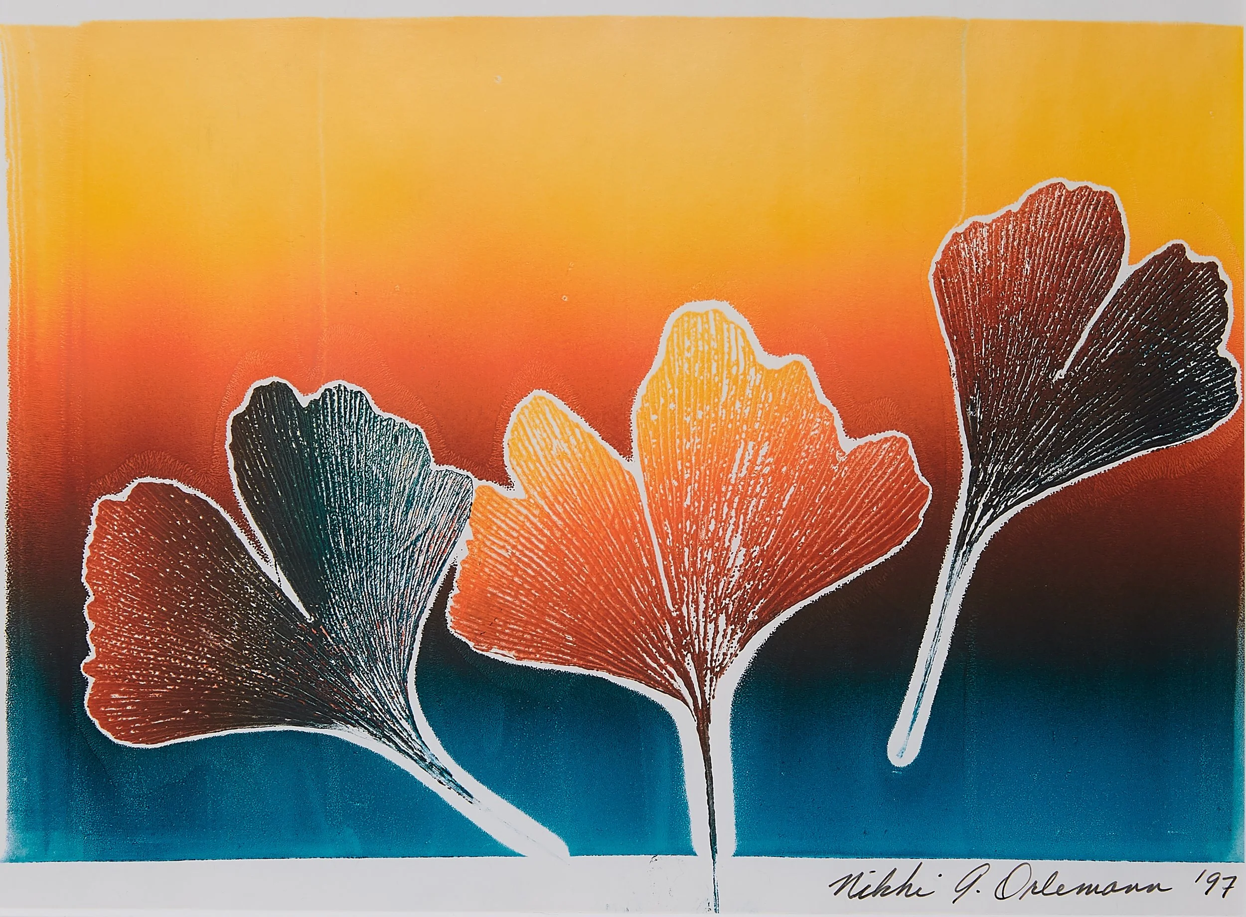 Trio of Ginkgos 1 - $800
