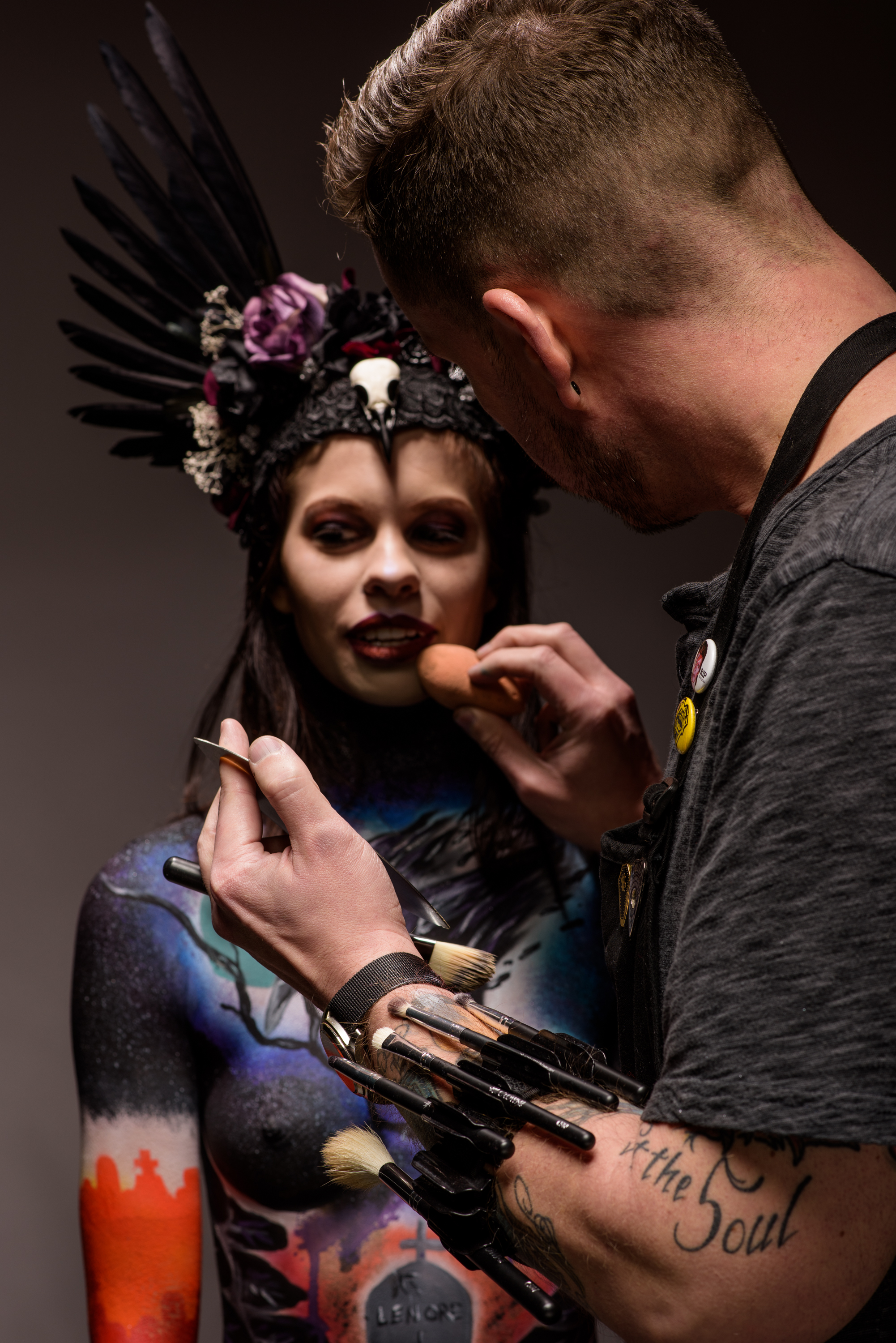  Body Painters who body paint your world, one body painting  at a time! We are bodypainters based in Los Angeles and are available to body  paint world-wide!