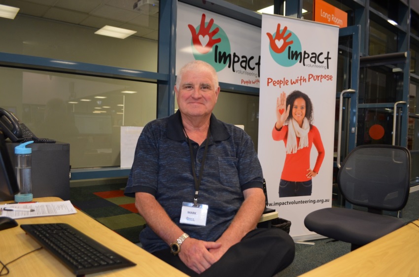 CAPTION: Mark is Impact Volunteering’s friendly volunteer Referral Officer.