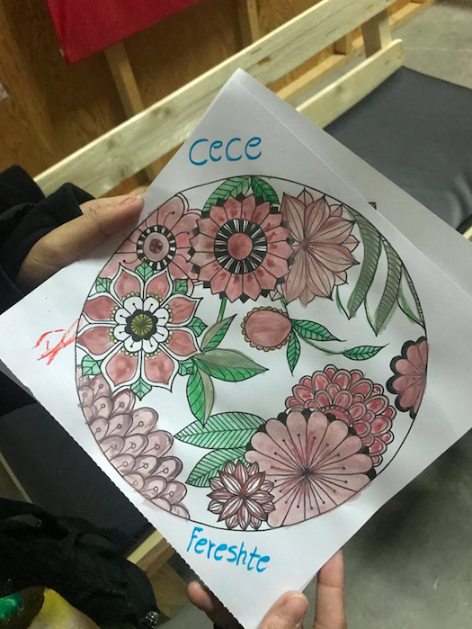 My new friend and I did some watercolour painting together, she really understood my love language because we hugged lots and lots despite not being able to communicate. (my google translate connection sucked that night)