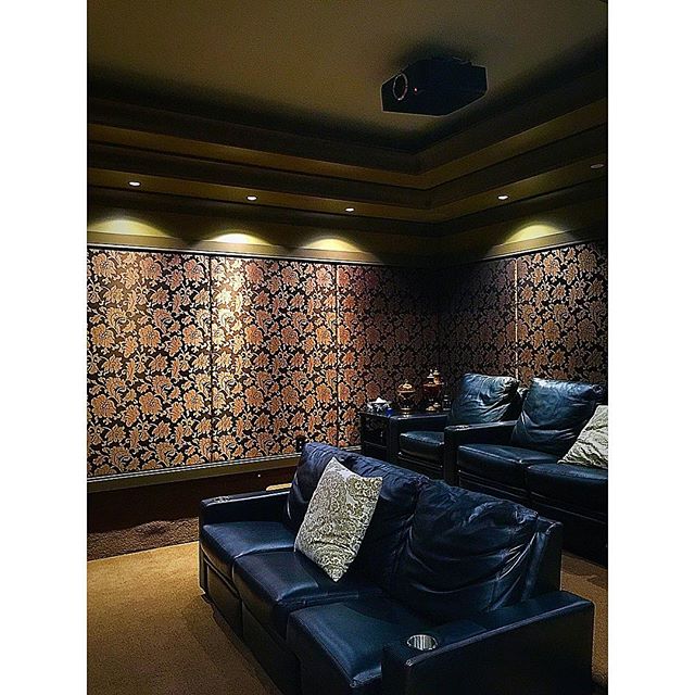 2/3 Classic cinema room we completed for our Adera Client #vancouver #interiordesign #architecture #yvr #hometheatre #lowvoltage #4k #jvc #thx #audio #video #design #luxuryhomes #vancity