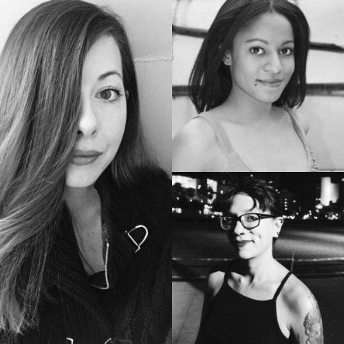 LUMINA Nonfiction Contest Winners (clockwise from left): E.G. Cunningham, Nadia Owusu, and Alysia Sawchyn.