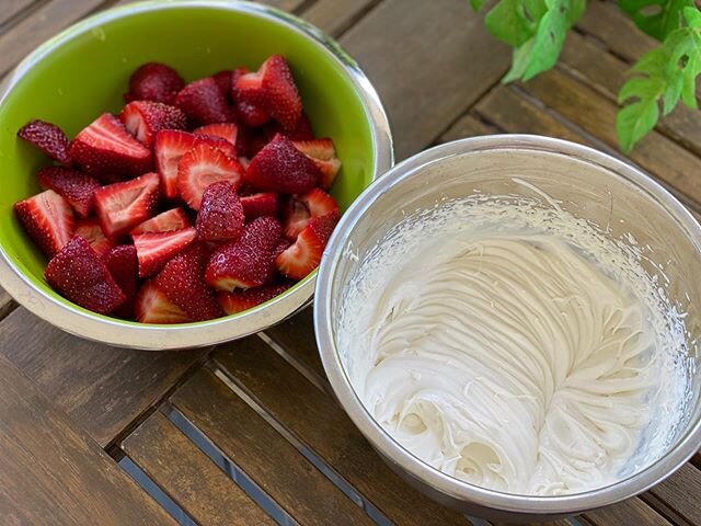 A refreshing afternoon snack for the kids (and me).