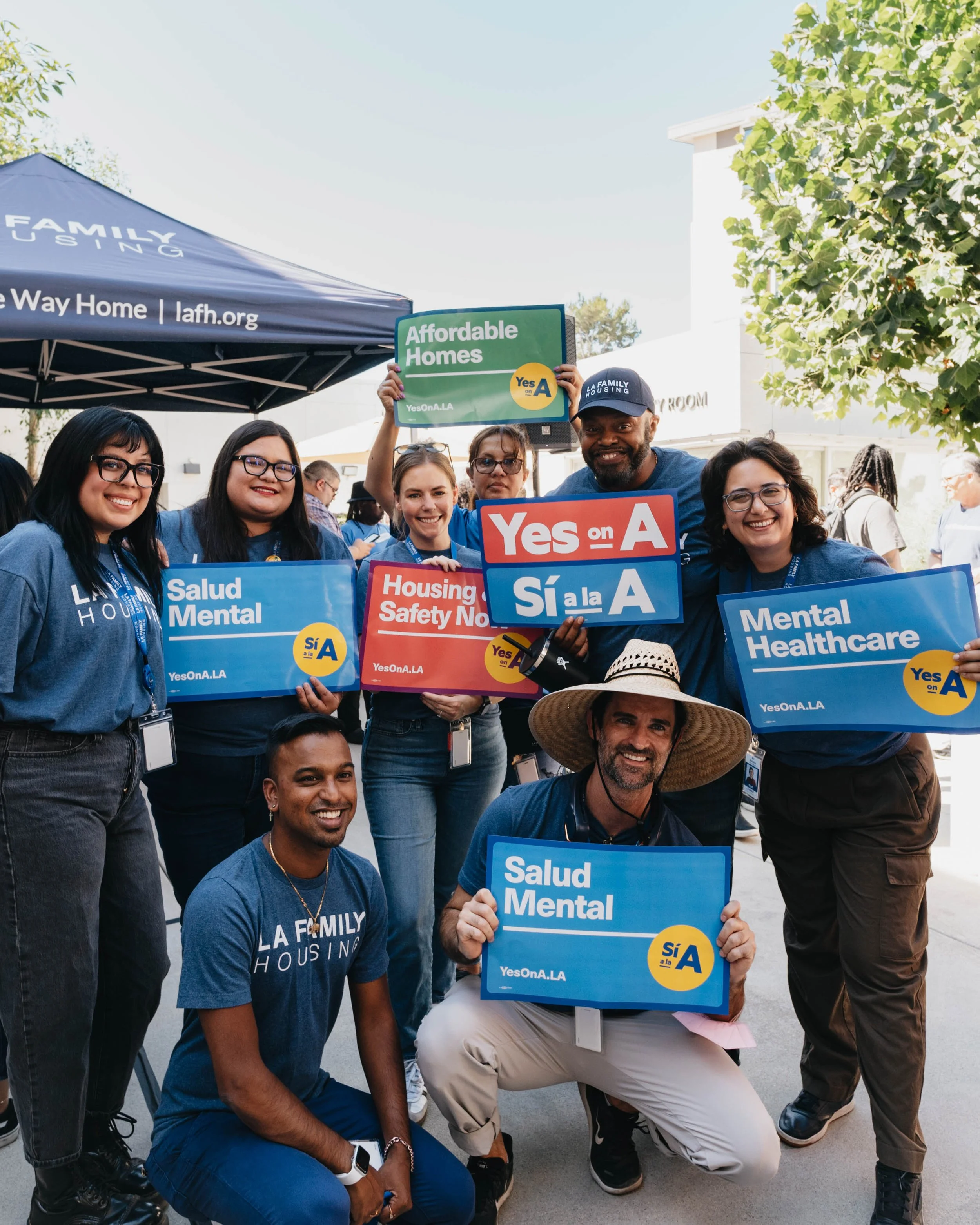 LA Family Housing is voting yes on Measure A!