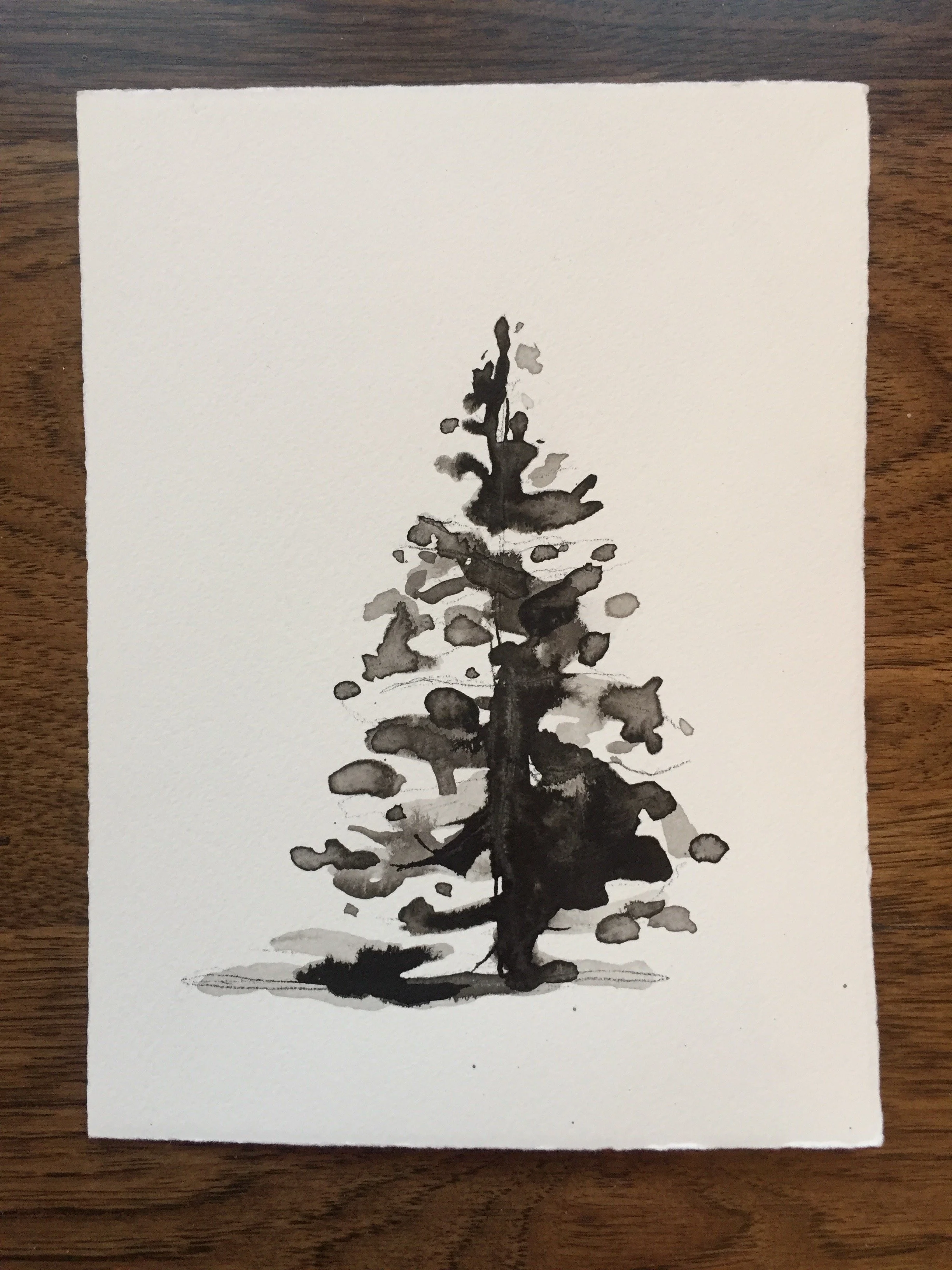 Inky Evergreen I