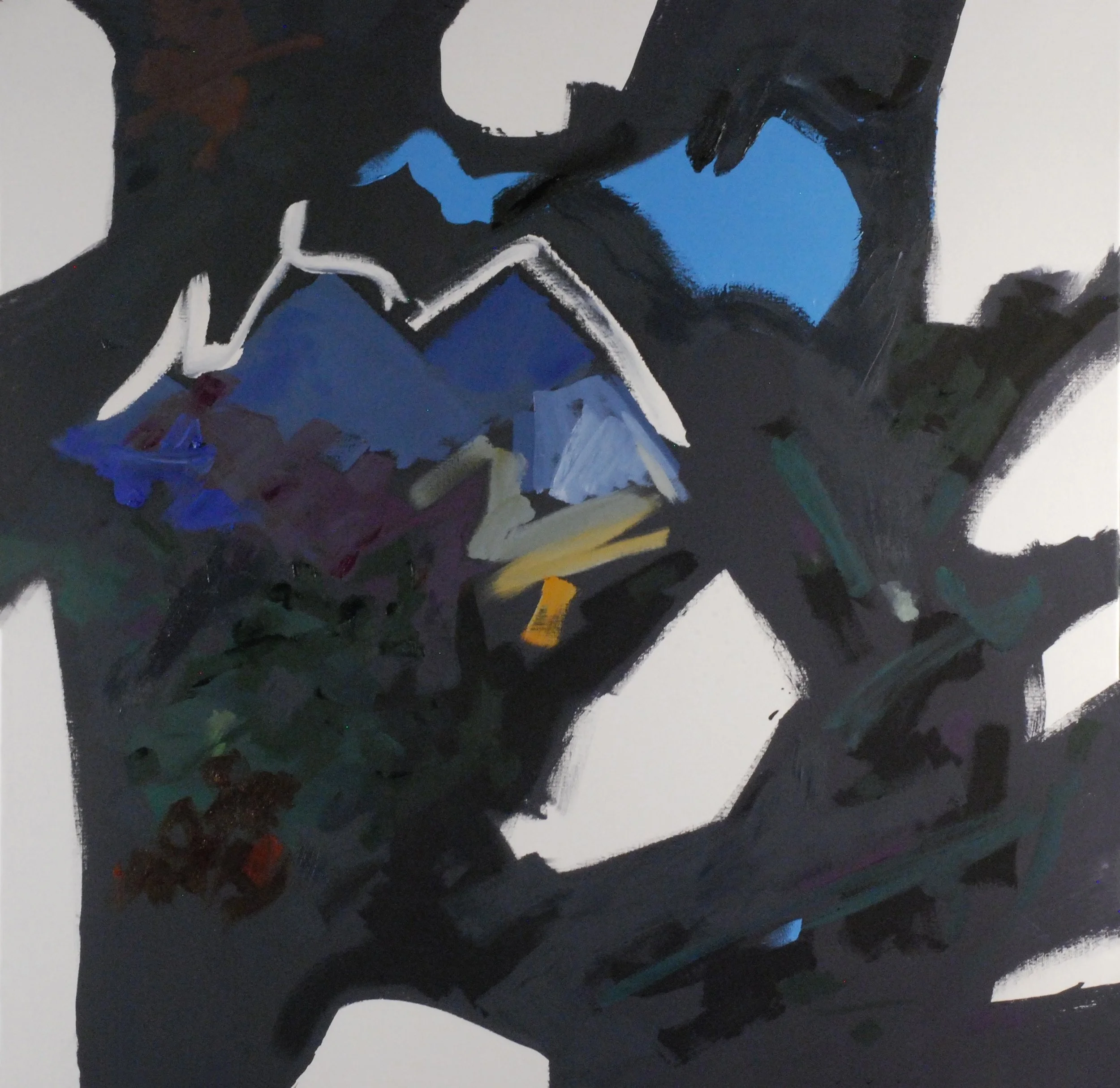 Nature - Huile sur toile  100x100 cm