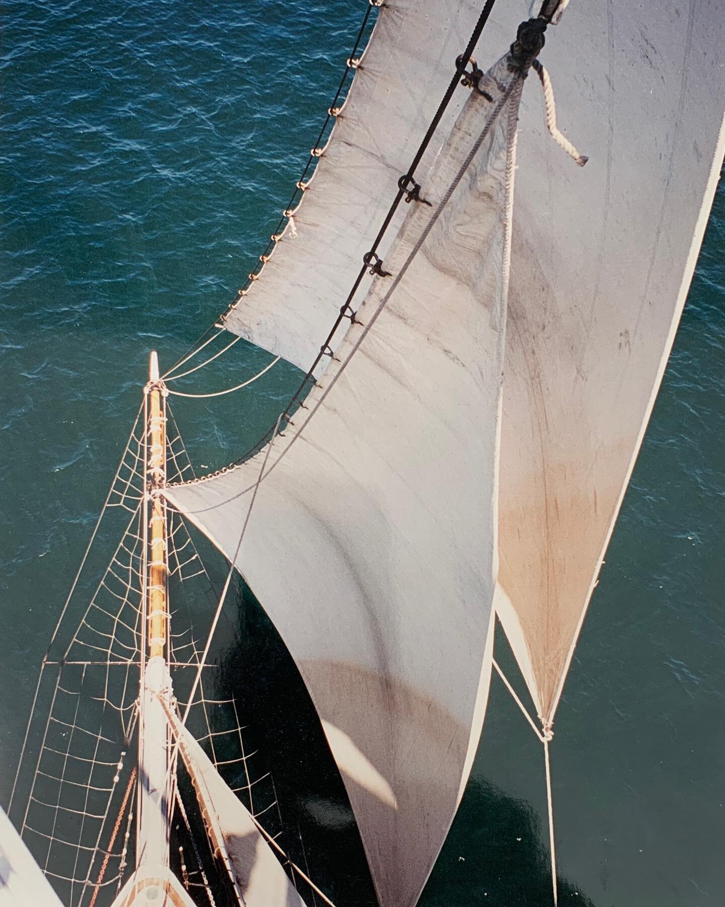 It&rsquo;s a sail! For November&rsquo;s Bandcamp Friday and thru Sunday, enter the discount code word: SAIL for 20% off any purchase from fo&rsquo;c&rsquo;sle.(photo taken aloft by @tree_wong circa 1995 while working aboard the schooner Californian)