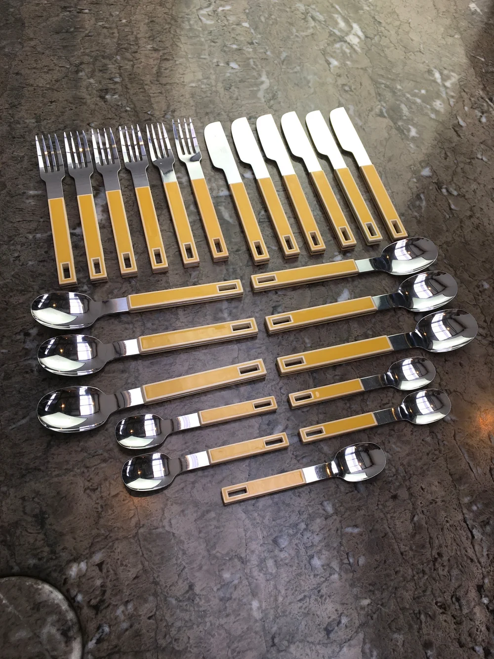 Signe Persson-Melin Cutlery Set for Six, Boda Buffe Sweden, Made