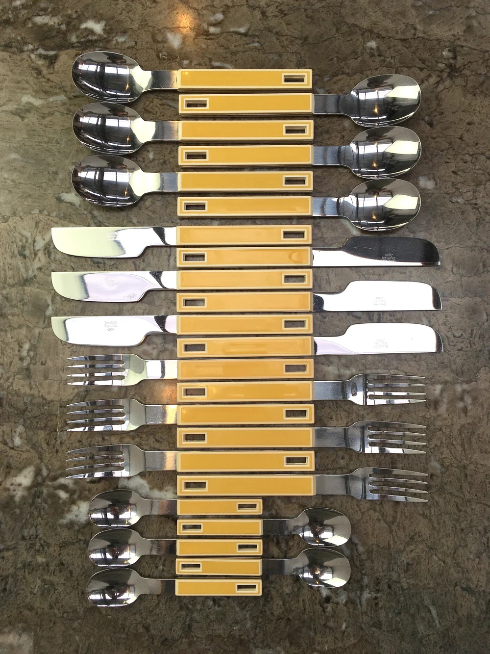 Signe Persson-Melin Cutlery Set for Six, Boda Buffe Sweden, Made