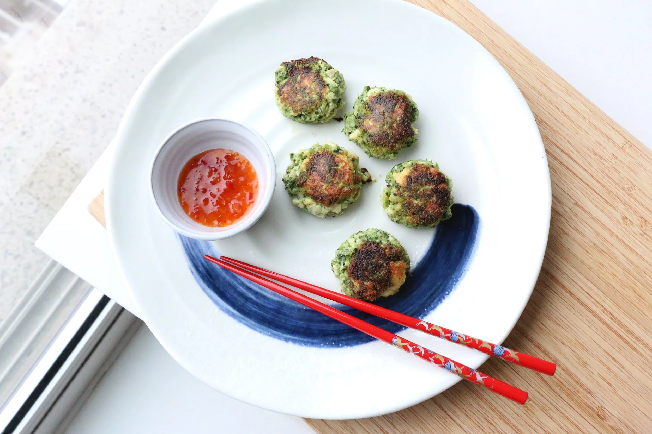 Serve with some sweet chili sauce