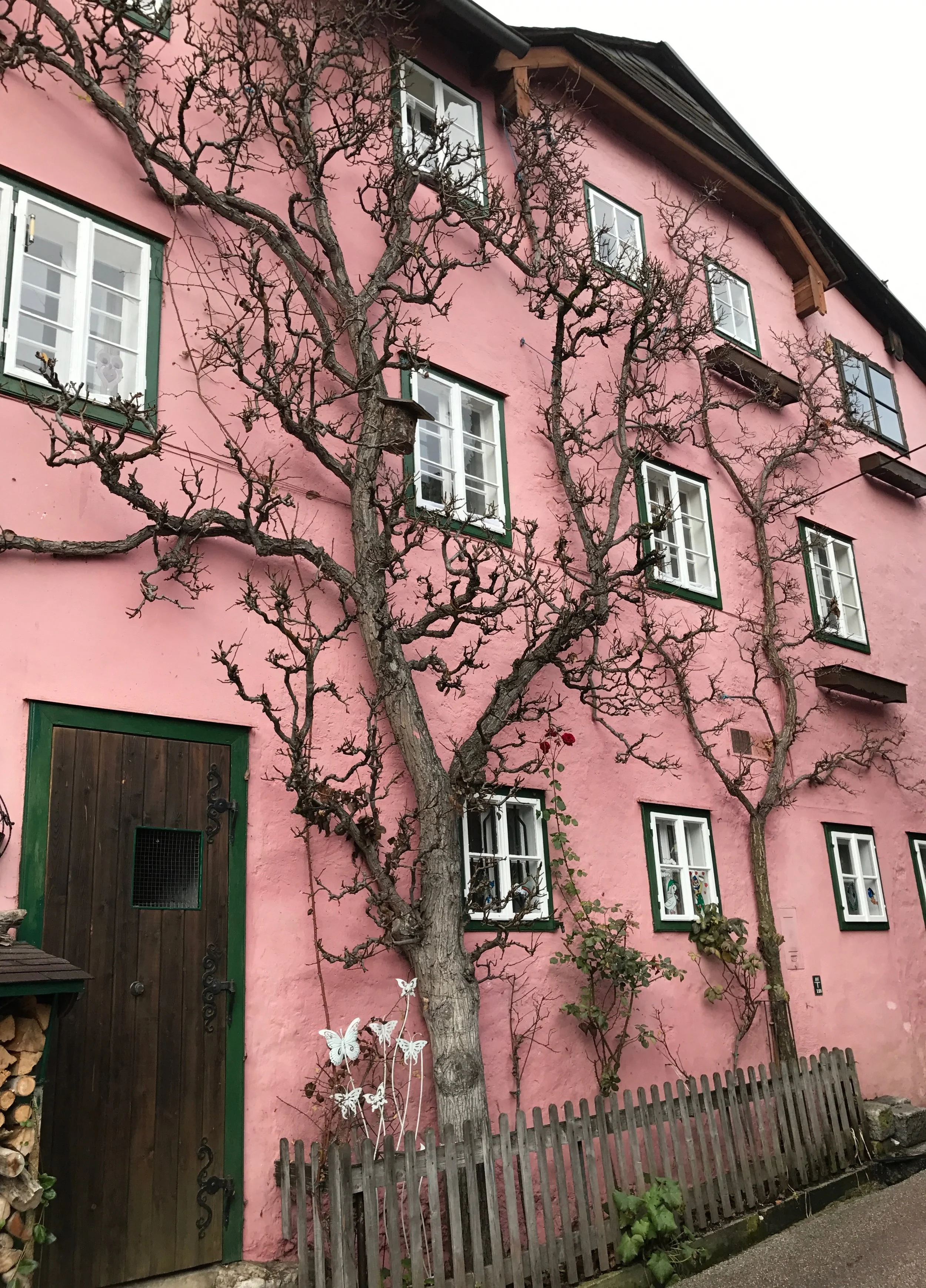 Cute pink house 