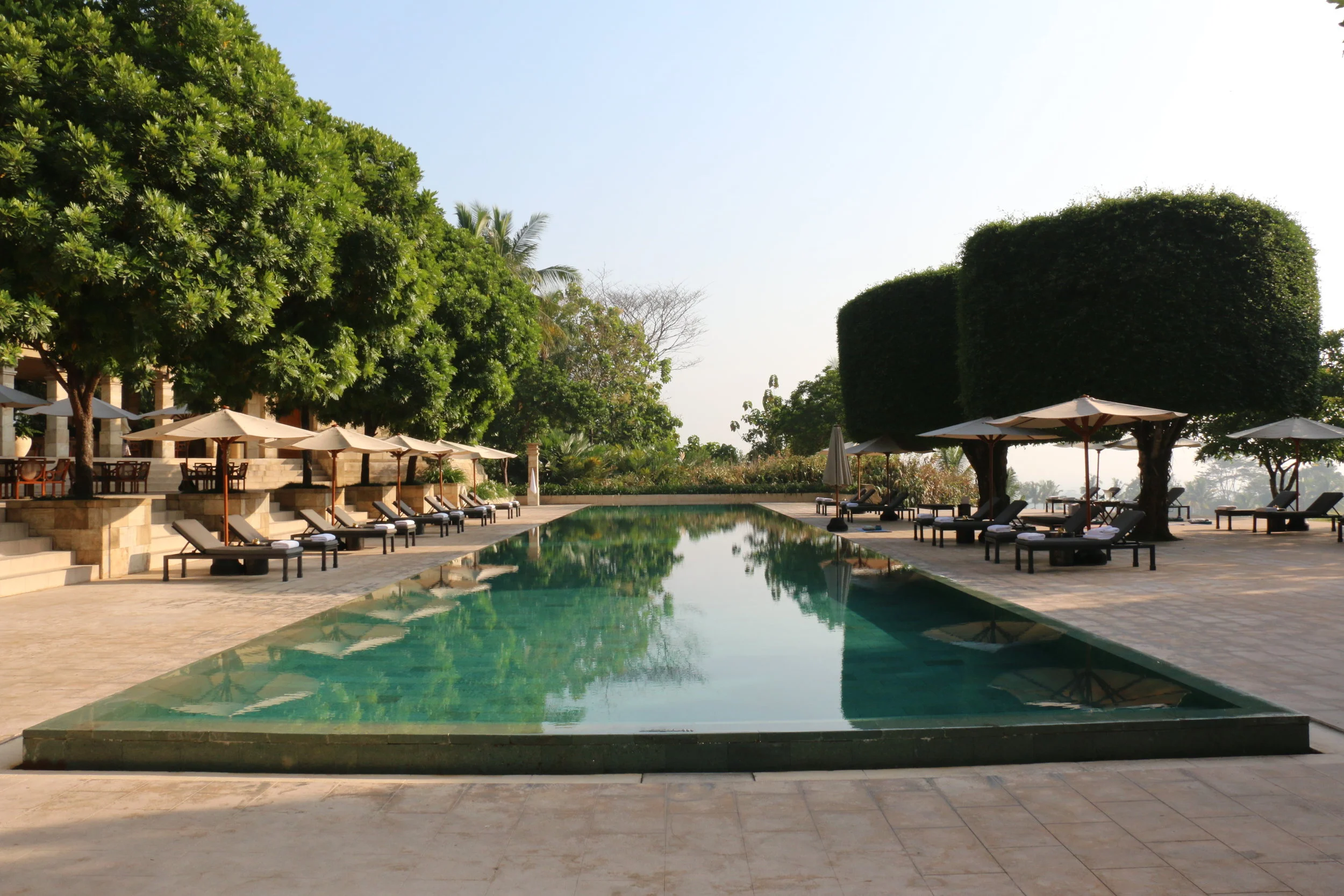 The main pool at Amanjiwo. 