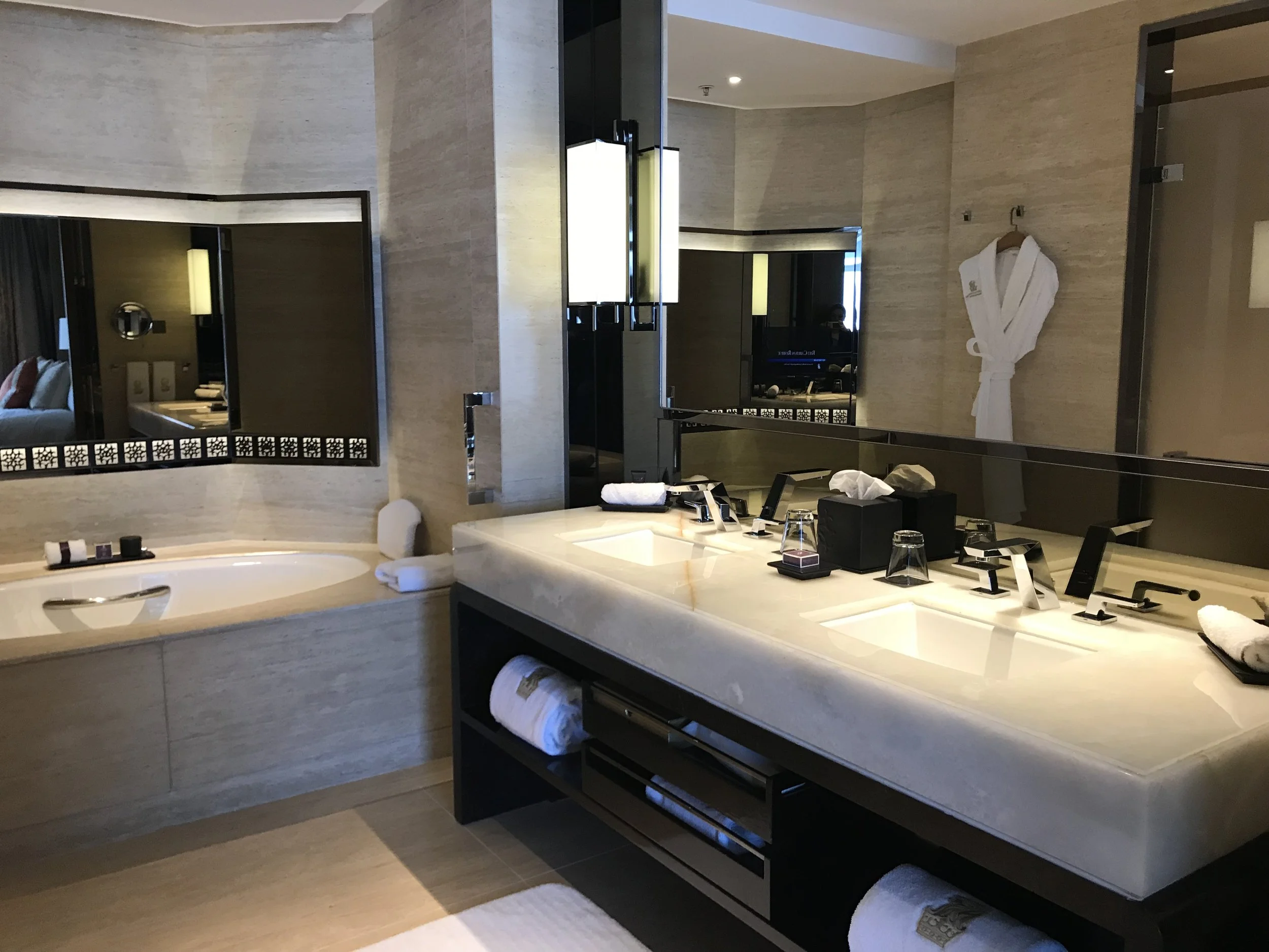 Big bathrooms for you to move around freely:)