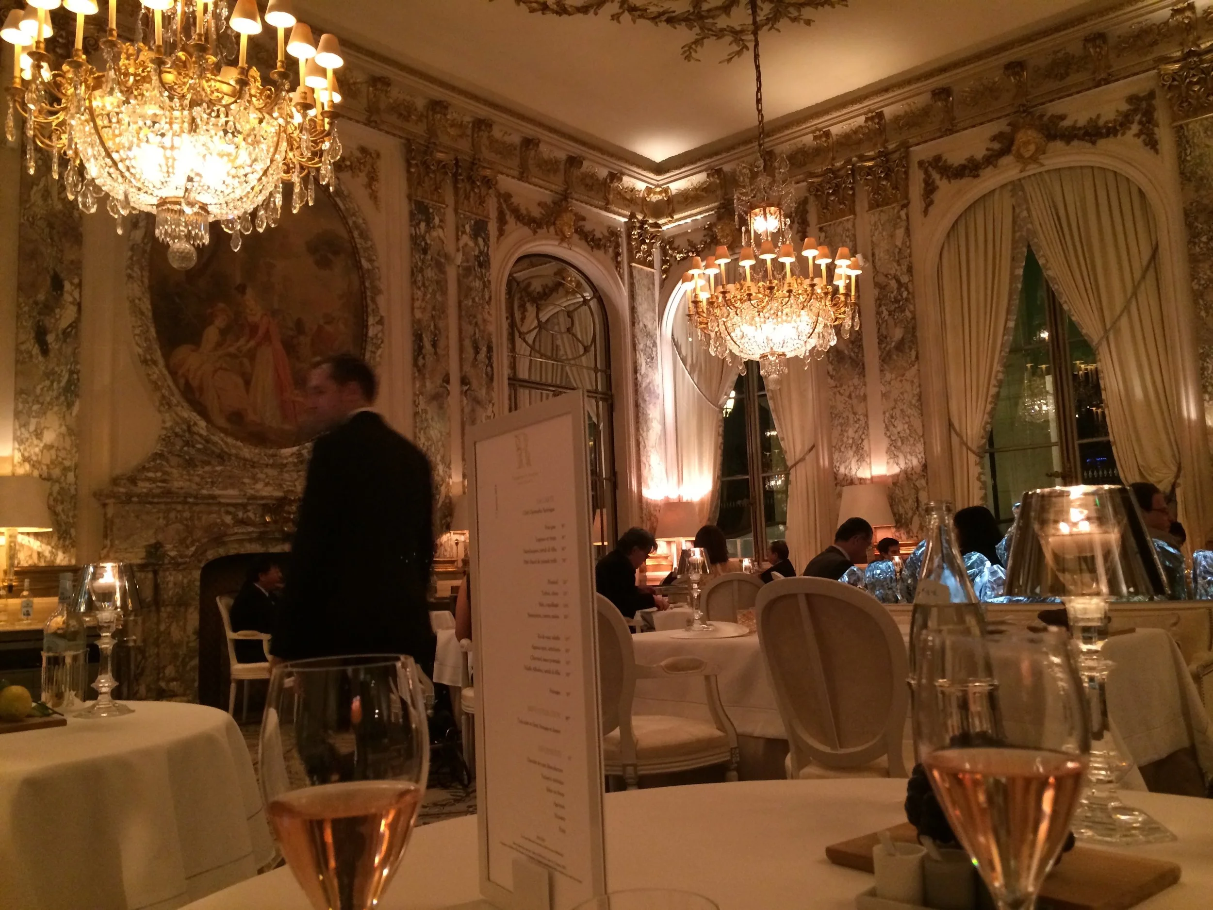 Le Meurice Dinner, December 2013