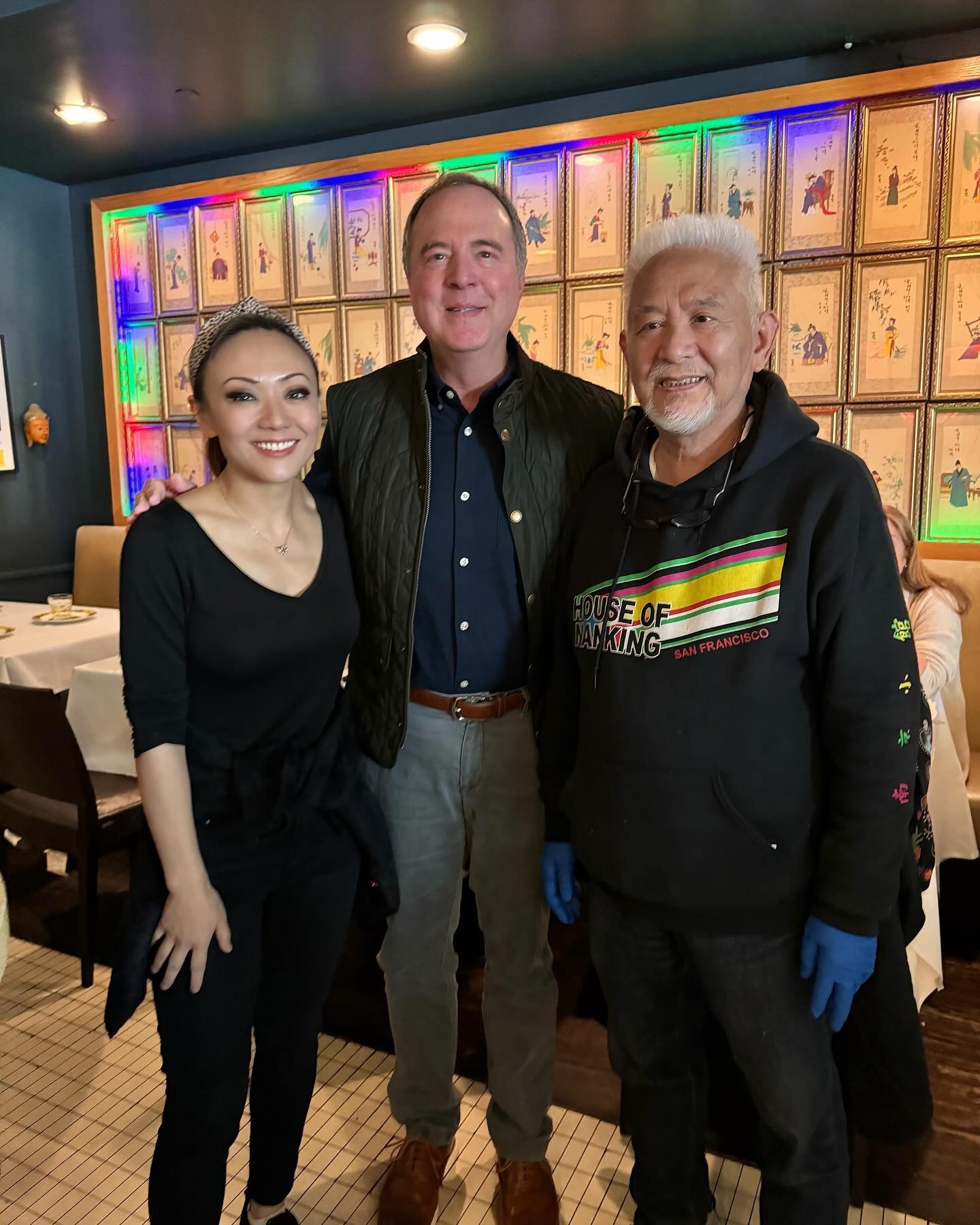 What a pleasure and honor to have Congressman Adam Schiff dine at Fang Restaurant today! @repadamschiff #houseofrepresentatives #congressman @fangrestaurantsf
