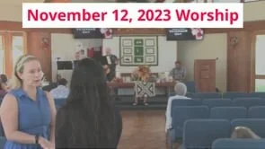12 November 2023 Worship