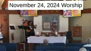 24 November 2024 Worship