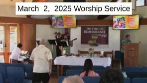 2 March 2025 Worship