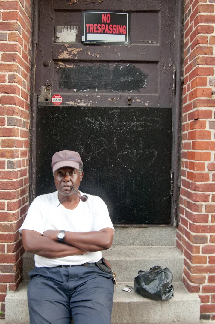 "I'm just down here visiting a friend of mine. Bmore used to be a fine city and I'm sorry about the chaos that descended into the inner-city."