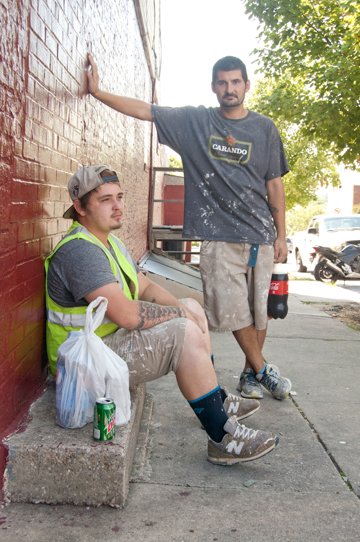 "Just got off of work, come to the store, got a soda, and will go home. Decent weather today. Highlandtown, good up-and-coming neighborhood, fixing it up. Definitely a lot better than ten years ago."