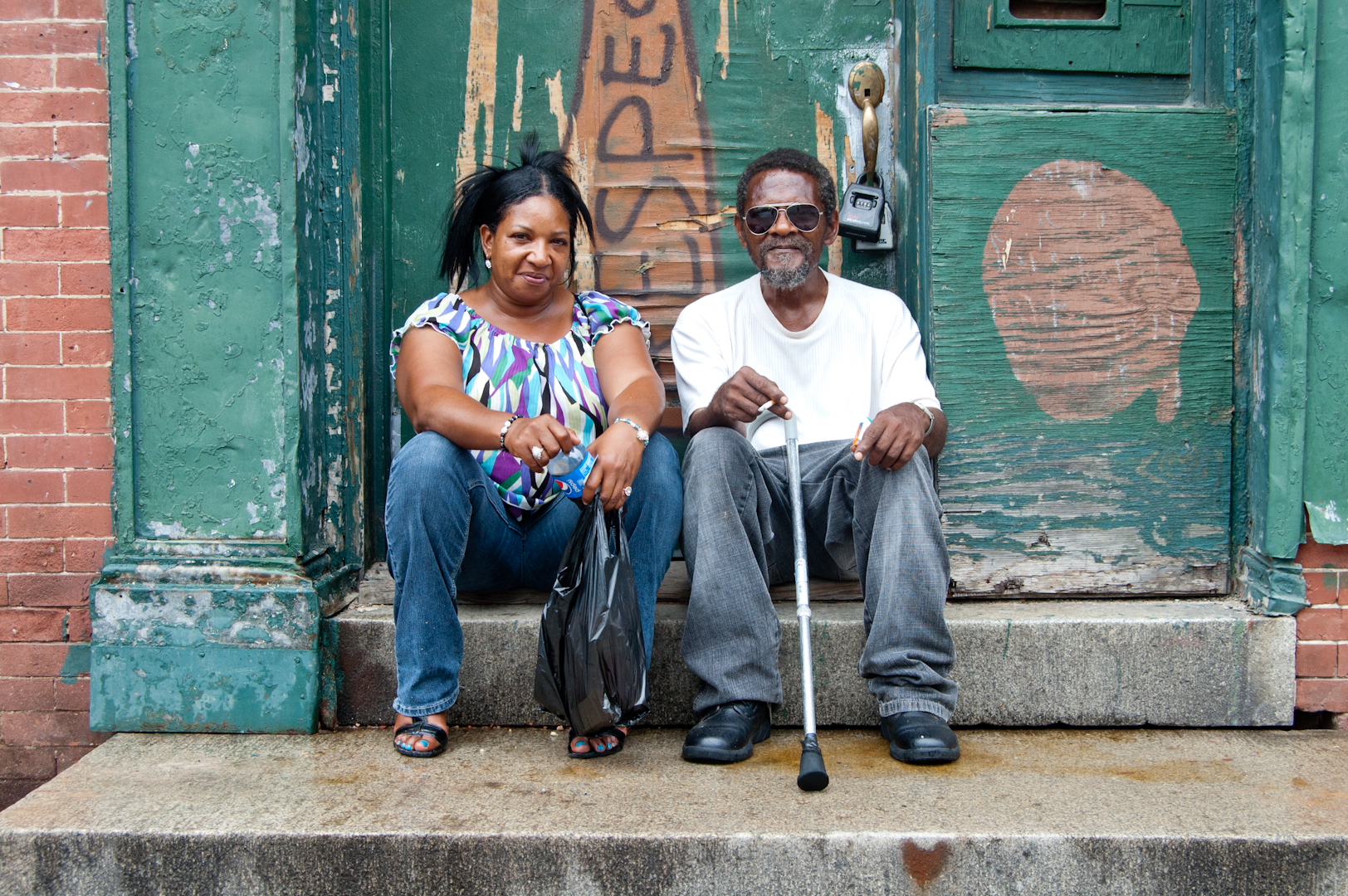 "We need to help the homeless and get them off the streets. Helping out families, because this is my daughter and I'm trying to show her the ropes; both sides of the streets, the good side and the bad side."