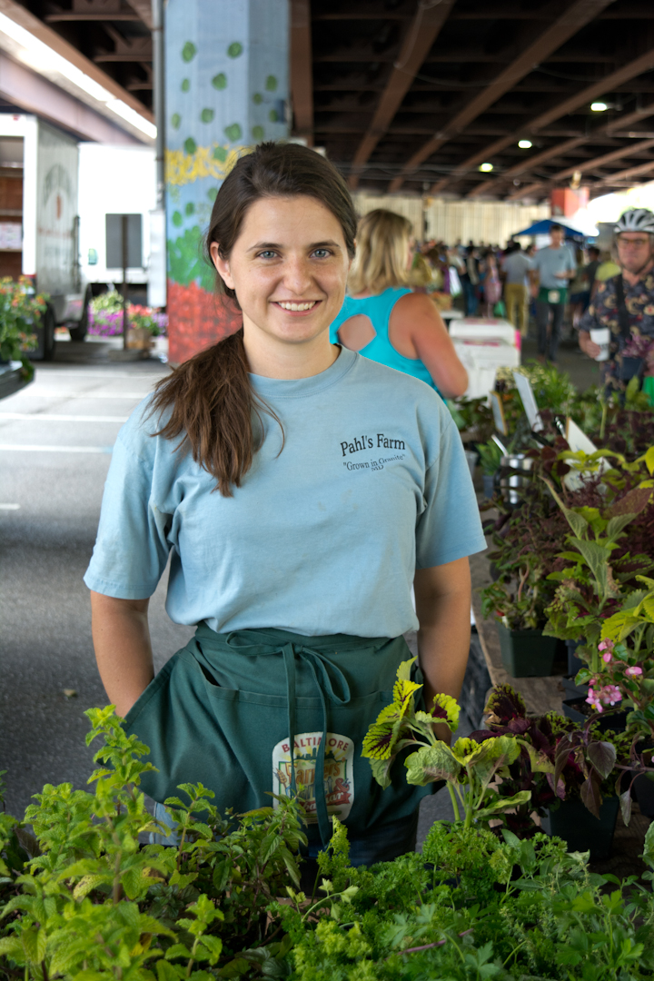 "I met this family when I was in high school and they hire me on the weekends and I make extra money and I get to tell people about plants and herbs. I love coming down here on Sundays because I get to meet a lot of people and it's lively."
