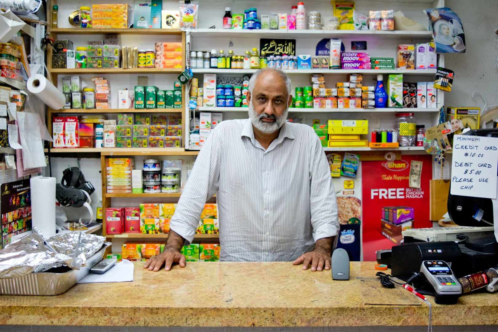 "We sell Halal meat for 20 years in this commuity. So many varieties for our kind, and we have a local business. People are using lentils, spices, veggies, and fruits." Neighborhood: Waverly