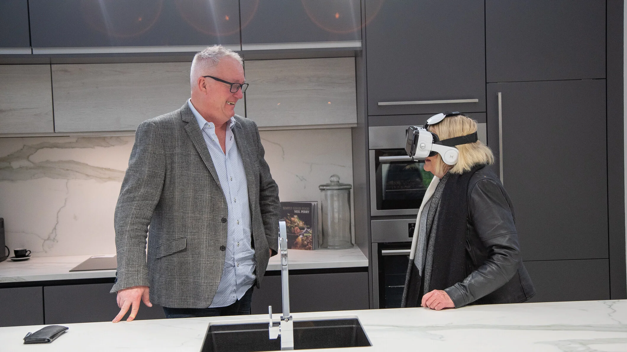 VIRTUAL REALITY IN THE KITCHEN Palazzo's new offering at their Moorhouse Ave showroom