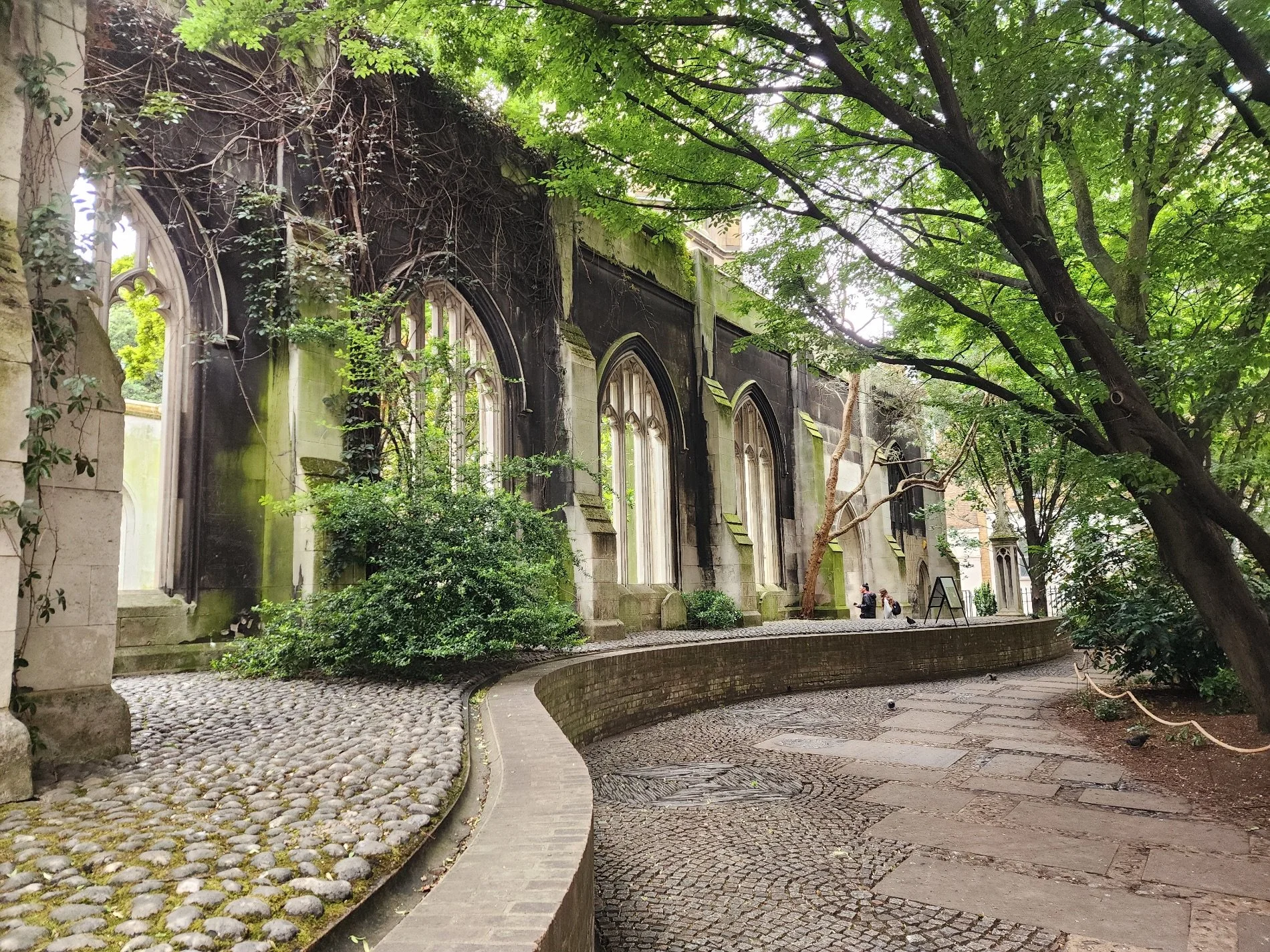 A cathedral without a roof