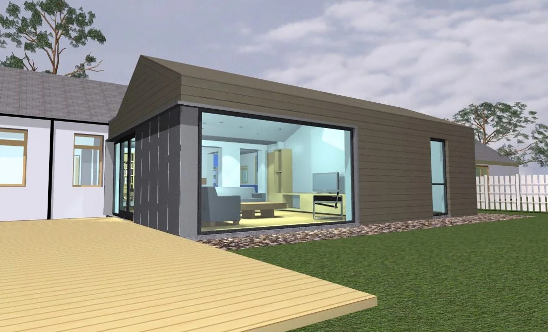 HOUSE EXTENSION, NEWHOUSES, WEST LOTHIAN Proposals were produced for the extension of a modest cottage with the principle aim of rationalising the existing use of space and, together with the introduction of additional spaces, provide a family orientated layout that leant heavily towards a contemporary way of living. STATUS - Further design development pending.