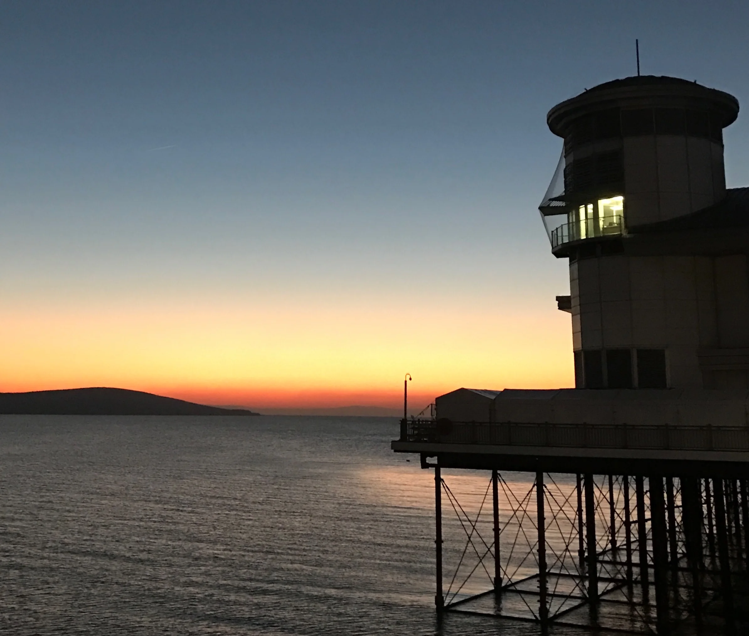 The view from the iconic Grand Pier in Weston-super-Mare