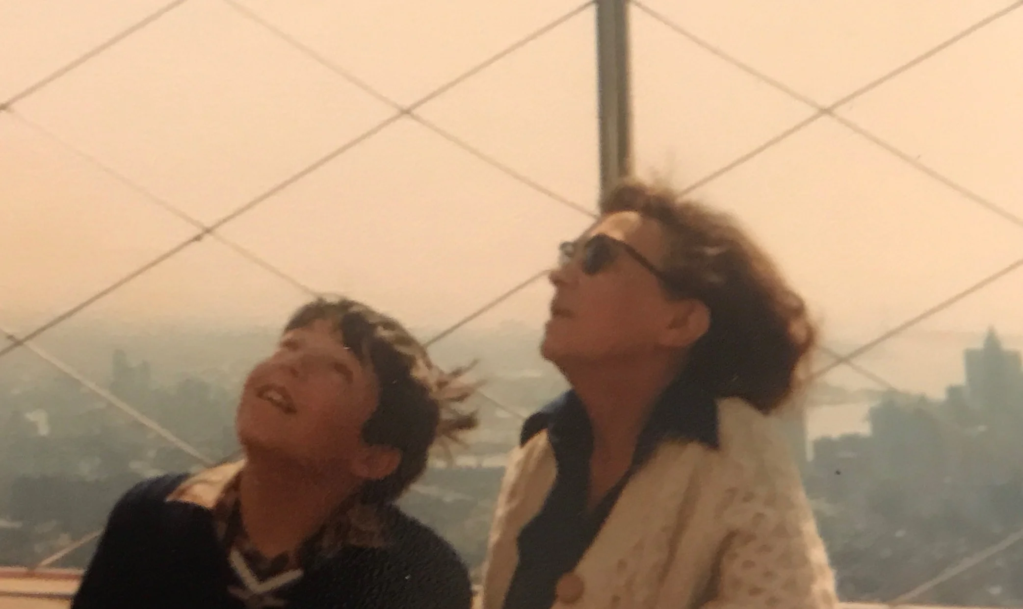 Gran and me, on the Observation Deck of the Empire State Building.