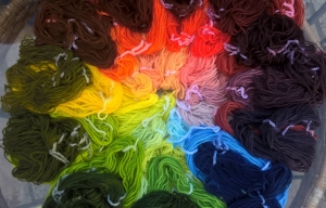36 colour samples produced at workshop