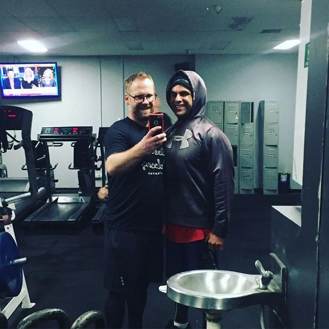 What a pleasure to workout with the legend who got me into #crossfit all those years ago. Thank you @faithinjection for encouragement, advice and 6am sessions. #dontgetfatonholiday #comebackstronger #comebackhealthier