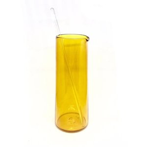 KATIE-ANN HOUGHTON - HANDBLOWN GLASS CARAFE WITH STIRRER