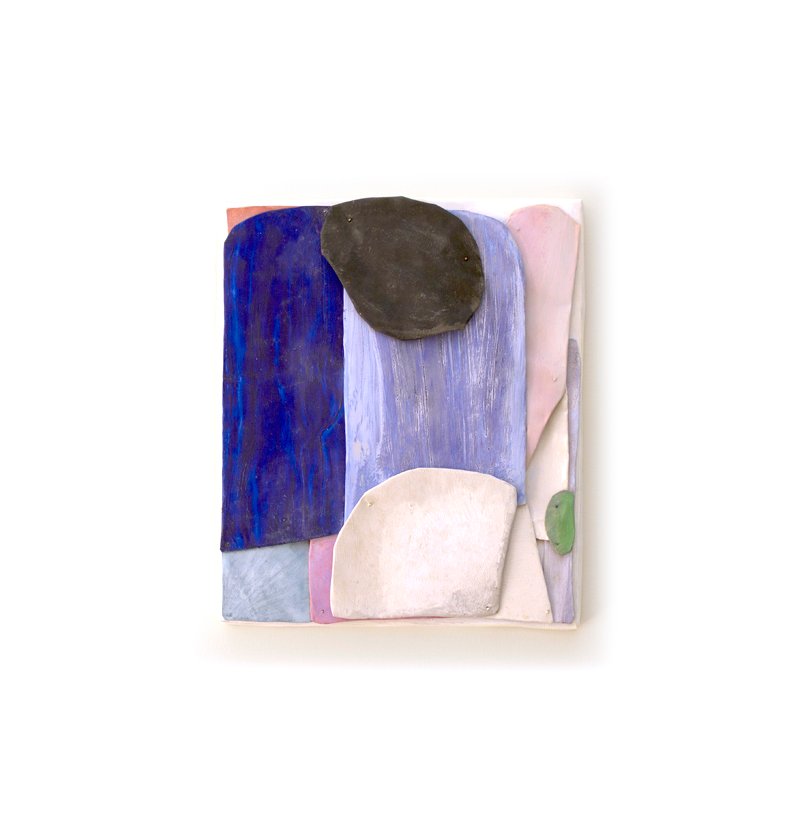 Image: David Neale, 2017, 38 x 33cm ‘Colour Fold 51’, Oil and enamel on steel assemblage. Image courtesy the artist