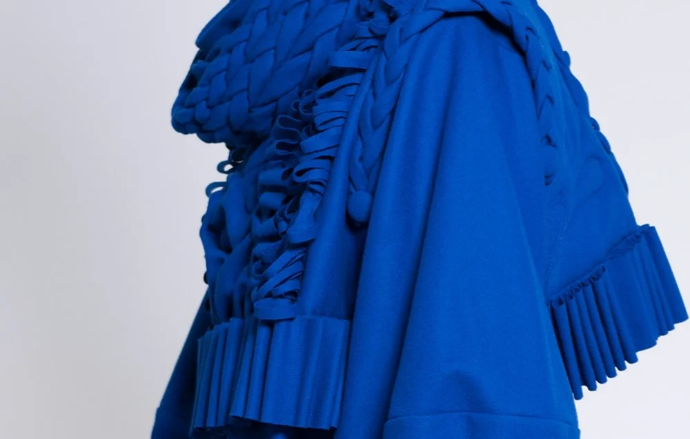 Image: Nigel Vogler, The Blue Bastard, 2017. Photographer: Zalina Rosli. Model: Louis Cooper (DUVAL Agency)