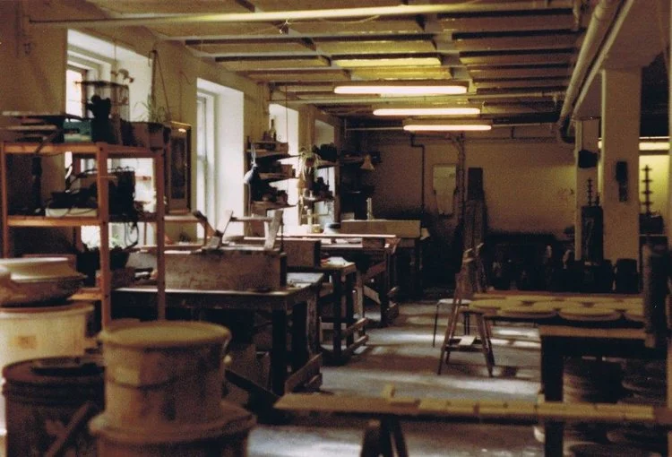 Jesper Packness pottery Copenhagen ca 1980, image courtesy of Lene