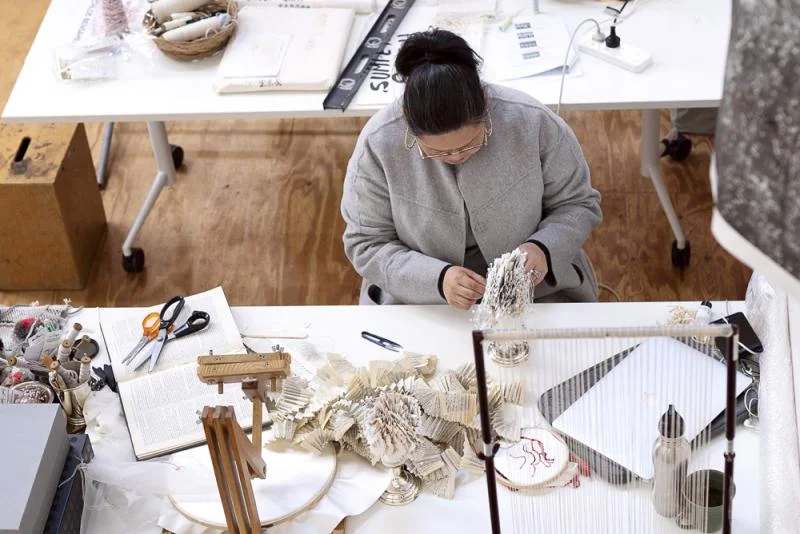 2018 ATW artist in residence Sai-Wai Foo. Photo: Jen Parlarnti.