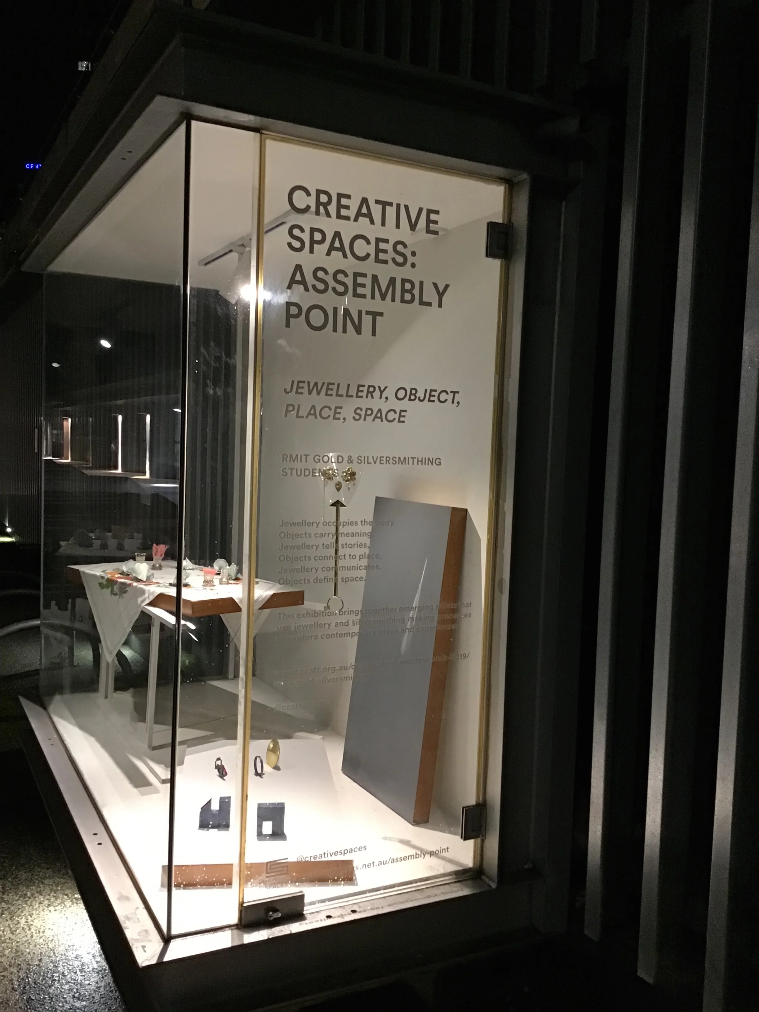Image: Jewellery, Object, Place, Space - RMIT Gold & Silversmithing Students
