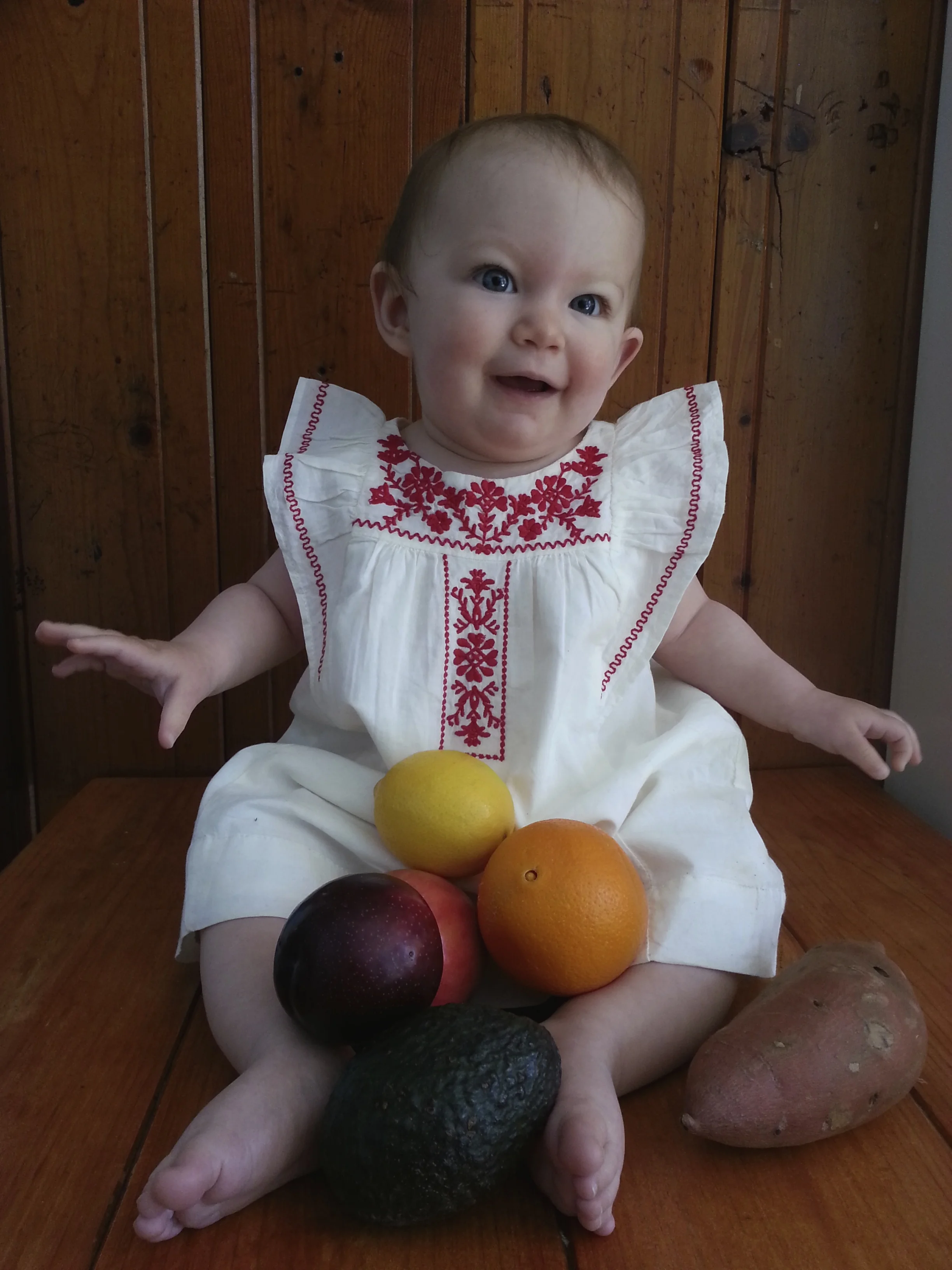 Baby Led Weaning Continued: Eight Months in