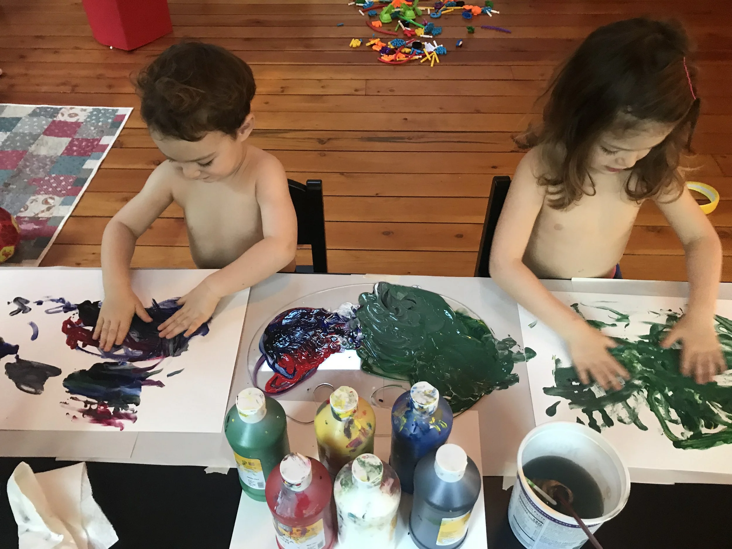 Homeschooling a three and five year old